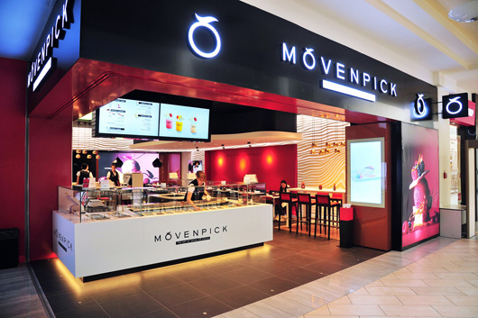 Первый бутик-кафе MOVENPICK